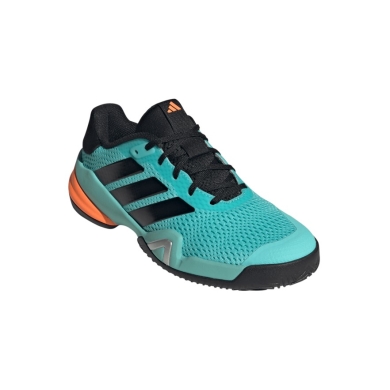 adidas buty tenisowe Barricade Allcourt 2026 turkusowo-niebieskie dziecięce