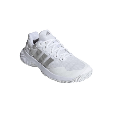 adidas buty tenisowe GameCourt 2 Allcourt 2026 białe/srebrne damskie