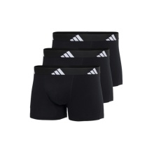 adidas bielizna bokserki trunk Active Flex Cotton czarne męskie - 3 sztuki