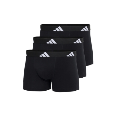 adidas bielizna bokserki trunk Active Flex Cotton czarne męskie - 3 sztuki