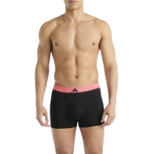 adidas bielizna bokserki Trunk Climacool Active Micro Flex Eco czarny/różowy/beżowy/szary męski - 3 sztuki