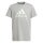 adidas T-shirt rekreacyjne Essentials Two-Color Big Logo (100% bawełna) szary/biały dziecięcy