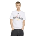 adidas T-shirt rekreacyjny FIFA World Cup 26 Niemcy (100% bawełna) biały męski
