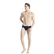 adidas bielizna slip brief Active Flex Cotton - czarny/biały - 3 sztuki