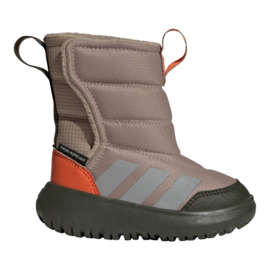 adidas zimowe buty zimowe Winterplay I (ciepłe, ocieplane) jasnobrązowe/khaki dla małych dzieci