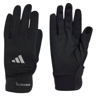 adidas rękawice biegowe Run Glove Conv CLIMAWARM (odblaskowe detale) czarne - 1 para