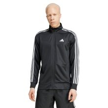 adidas Kurtka treningowa Essentials 3-Pasy Full Zip (oddychająca) czarna Mężczyźni