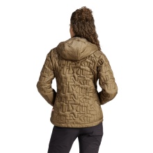 adidas kurtka izolacyjna Terrex Xperior PrimaLoft Loose Fill z kapturem oliwkowa damska