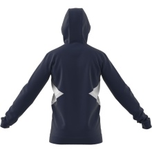 adidas Bluza z kapturem Condivo 22 Track Hoodie (dopasowana, rec. poliester) granatowa męska
