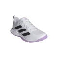 adidas halowe buty do tenisa Court Team Bounce 2 białe/lawendowe damskie