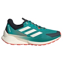 adidas Buty do biegania w terenie Terrex Soulstride Flow zielono-niebieskie/czarne/białe męskie