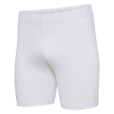 hummel Spodnie funkcyjne hmlBL Essential Short Tight (dopasowany krój) białe Mężczyźni