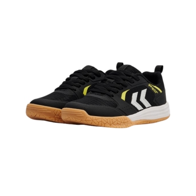 hummel Halowe buty do tenisa PIII Power Plaz Pro LC czarne/białe/żółte dziecięce
