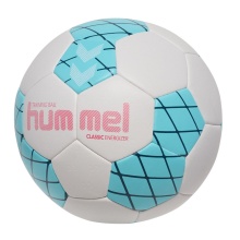 hummel Piłka ręczna hmlClassic Energizer HB (rozmiar 2) biała/niebieska - 1 sztuka