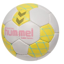 hummel Piłka ręczna hmlClassic Trening HB (rozmiar 1) biało/żółto/niebiesko - 1 sztuka