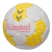 hummel Piłka ręczna hmlClassic Trening HB (rozmiar 2) biało/żółta - 1 sztuka