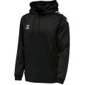 hummel Sportowa bluza z kapturem hmlCORE XK z poliestru (materiał dresowy) czarna dla mężczyzn