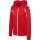hummel Bluza z kapturem hmlCORE 2.0 Full-Zip (100% rec. poliester) czerwono/biała Damska