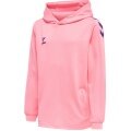 hummel Sportowa bluza z kapturem hmlCORE XK Poly Sweat Hoodie (materiał poliestrowy) z kapturem różowy dziecięcy