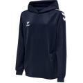 hummel Sportowa bluza z kapturem hmlCORE XK Poly Sweat Hoodie (materiał poliestrowy) z kapturem granatowy dziecięcy