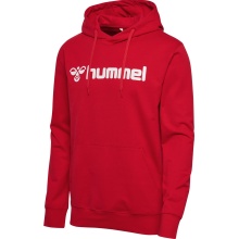 hummel Bluza z kapturem hmlGO 2.0 Logo Hoodie (miękki materiał dresowy) czerwony mężczyźni