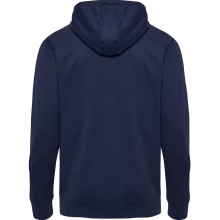 hummel Bluza z kapturem hmlGO 2.0 Logo Hoodie (miękki materiał dresowy) granatowy Mężczyźni