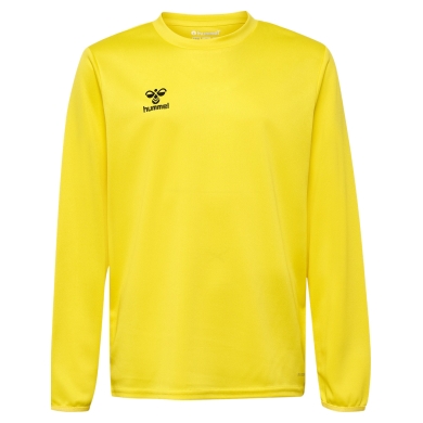 hummel Sportowa koszulka z długim rękawem hmlESSENTIAL (materiał interlock) żółta dziecięca