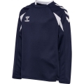 hummel Pullover hmlCORE 2.0 Crew Neck (100% rec. poliester) granatowy/biały dziecięcy