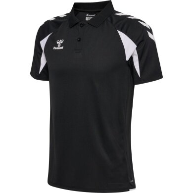 hummel Sport-Polo hmlCORE 2.0 (100% rec. poliester) czarny/biały mężczyźni