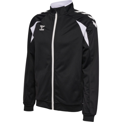 hummel Kurtka treningowa hmlCORE 2.0 Track Zip (100% rec. poliester) czarna/biała męska