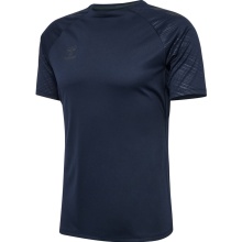 hummel Sport-Tshirt hmlPRO Training Jersey (wysoka oddychalność, szybkoschnący) granatowy męski