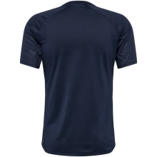 hummel Sport-Tshirt hmlPRO Training Jersey (wysoka oddychalność, szybkoschnący) granatowy męski