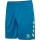 spodenki sportowe hmlCORE 2.0 (przyjemne wrażenie noszenia) krótkie niebiesko/limegreen męskie