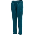 hummel Spodnie sportowe hmlCORE XK Poly Pants (Materiał poliestrowy, z kieszeniami na zamek błyskawiczny) Długie koralowo-niebieskie Dzieci