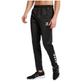hummel Spodnie sportowe hmlCORE XK Poly Pants (materiał poliestrowy, z kieszeniami na zamek) długie czarne/białe męskie