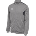 hummel Sportowa kurtka treningowa hmlAUTHENTIC PL Full-Zip (100% poliester) szara męska