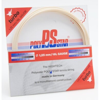 Naciąg z żyłki tenisowej Polystar Turbo naturalnej