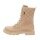 s.Oliver zimowe botki 5-46223-43-355 - z podszewką - piaskowy brąz dziewczęce