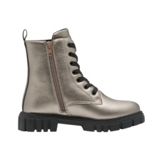 s.Oliver zimowe botki 5-46200-43 z membraną Tex i miękką pianką złote/brązowe dziewczęce