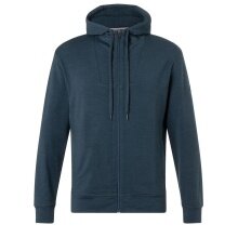 super natural Bluza z kapturem Everyday Hoodie (Mieszanka Merino) ciemnoniebieska Mężczyźni