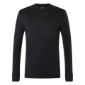 super natural bielizna termiczna Longsleeve Tundra 175 - wełna merino - czarny mężczyźni