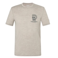 super natural T-shirt Freizeit Gravel (Mieszanka Merino) beżowy męski