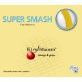 Nawlekanie z użyciem struny tenisowej Kirschbaum Super Smash w kolorze miodowym.