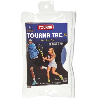 Tourna Overgrip Tac XL 0,55 mm niebieski 10 sztuk w rolce