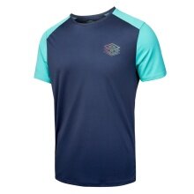 umbro Koszulka treningowa Pro Training Poly Tee granatowa/aqua męska