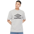 umbro T-shirt rekreacyjne Diamond Logo Tee (bawełna) szary/czarny męski