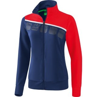 Erima Kurtka treningowa 5C (elastyczna, regulująca wilgoć) granatowo/czerwona damska