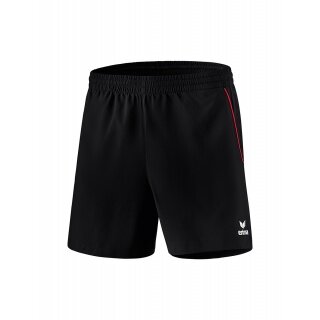 Erima Spodenki sportowe Short Basic krótkie czarne/czerwone dla chłopców