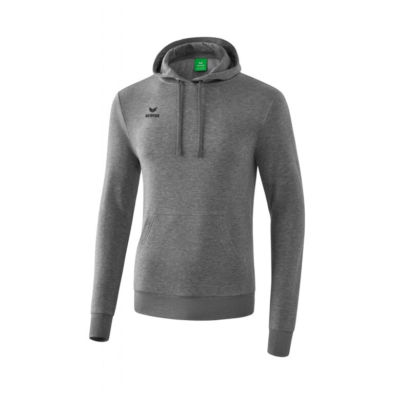 Erima Bluza z kapturem Sweat Basic Hoodie szary chłopcy