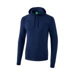 Erima Bluza z kapturem Sweat Basic Hoodie granatowy chłopcy